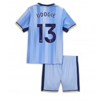 Maglia Calcio Tottenham Hotspur Destiny Udogie #13 Seconda Divisa Bambino 2024-25 Manica Corta (+ pantaloncini)